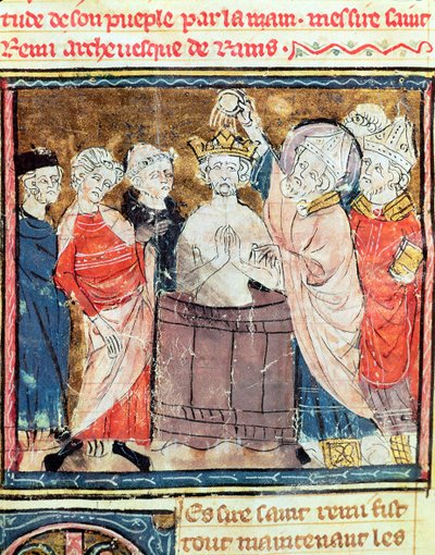 Fol.11r St. Remigius, Biskop af Reims af French School