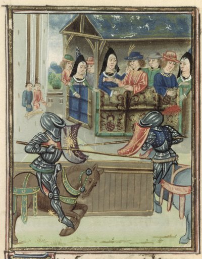 Fr.16830 f.16v Chronicle of Jacques de Lalain af French School