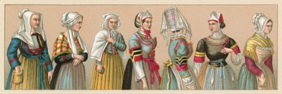 Frankrig kostume af French School