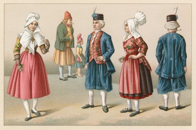 Frankrig XIXth Cent Costume af French School