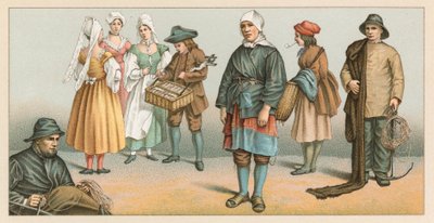 Frankrig XIXth Cent Costume af French School