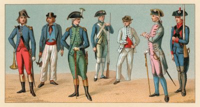 Frankrig XVIIIth Cent kostume af French School