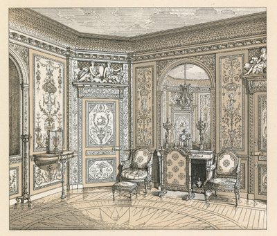 Frankrig XVIIIth Cent kostume af French School