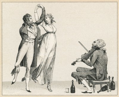 Frankrig XVIIIth Cent kostume af French School