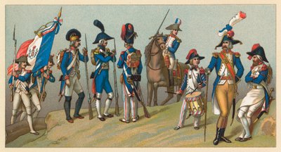 Frankrig XVIIIth Cent kostume af French School