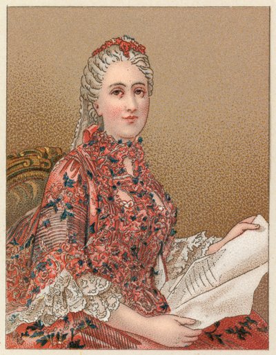 Frankrig XVIIIth Cent kostume af French School