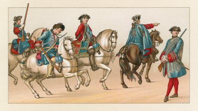 Frankrig XVIIIth Cent kostume af French School