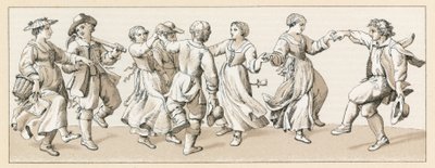 Frankrig XVIIth Cent kostume af French School