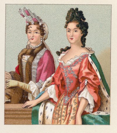 Frankrig XVIIth Cent kostume af French School