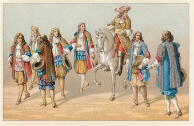 Frankrig XVIIth Cent kostume af French School