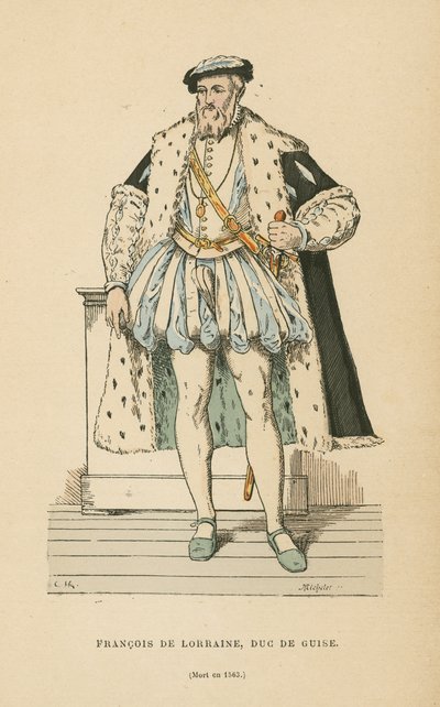 Francis of Lorraine, Duke of Guise  af French School