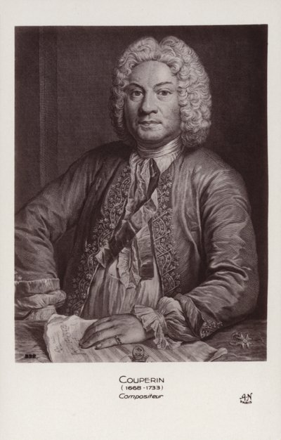 Francois Couperin, fransk barokkomponist, organist og cembalist (1668-1733) af French School