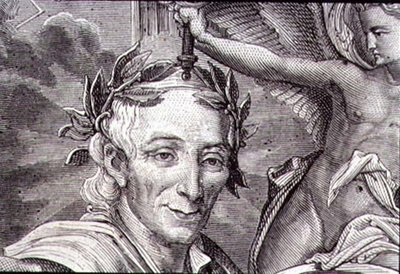 Francois Marie Arouet de Voltaire (1694-1778) (gravering) af French School
