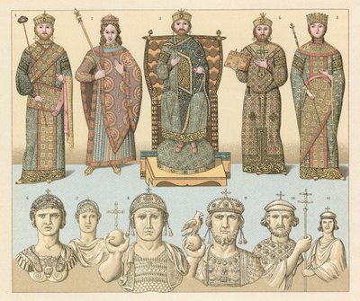 Frank byzantinsk kostume af French School