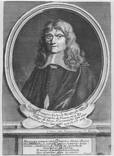 Francois Eudes de Mézeray (gravering) af French School