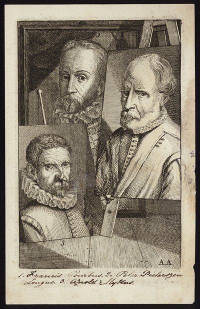 Frans Pourbus, Pieter Pieterszen og Arnold Mytens af French School
