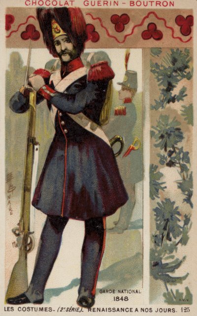 Fransk nationalgarde, 1848 af French School