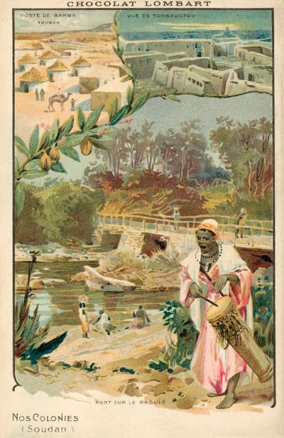 Fransk Sudan (chromolitho) af French School