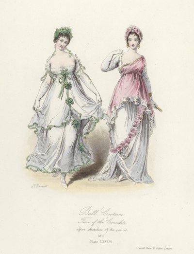 Fransk balkostume, tid for konsulatet af French School