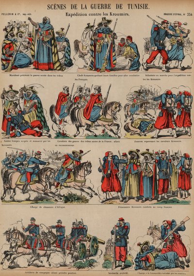 Fransk ekspedition mod Kroumirs, Tunesien af French School
