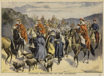 Fransk sejr i det sydlige Algeriet, 1897 af French School