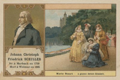 Friedrich Schiller, tysk digter; dramatiker og historiker af French School