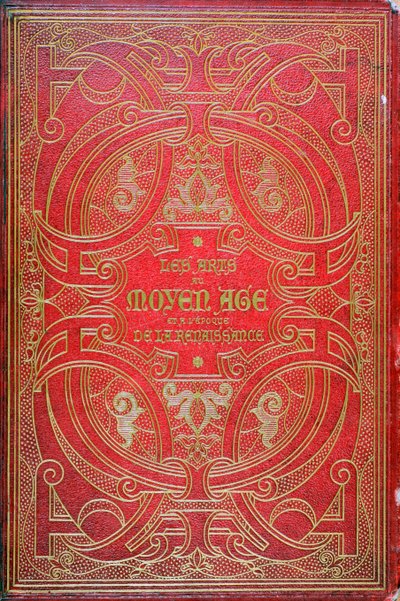 Forside af Les Arts au Moyen Age, udgivet af Firmin Didot i 1873 (læder) af French School