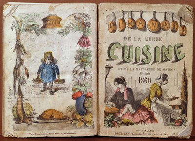 Forside af Almanach de la Bonne Cuisine et de la Mistress de Maison, 1860 af French School