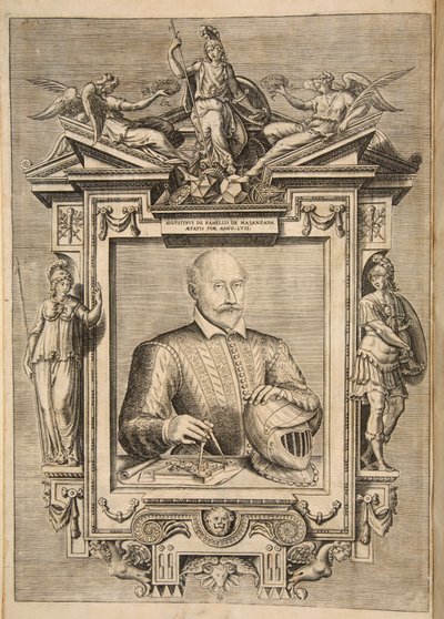 Frontispice, fra The Diverse Et Artificiose Machine af kaptajn Agostino Ramelli, pub. 1588 Engra af French School