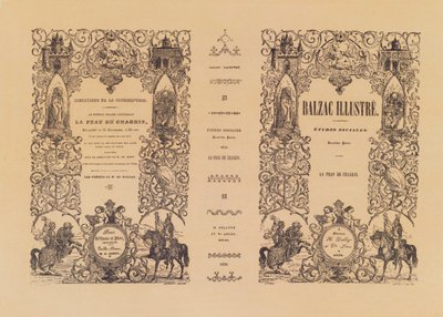 Frontispice af La Peau de Chagrin, fra en illustreret udgave af værkerne af Honore de Balzac (1799-1850) af Delloye og Lecou, 1838 af French School
