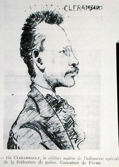 Gaetan Gatian af Clerambault (1872-1934) (litho) af French School