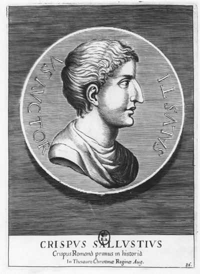 Gaius Sallustius Crispus, Sallust (gravering) af French School
