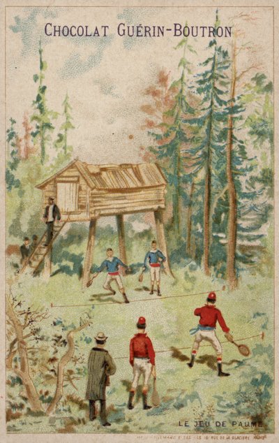 Spil tennis (chromolitho) af French School