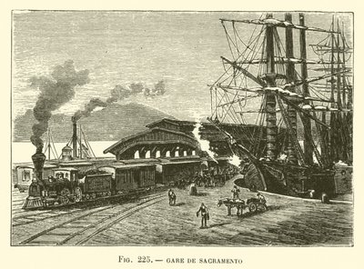 Bahnhof von Sacramento von French School
