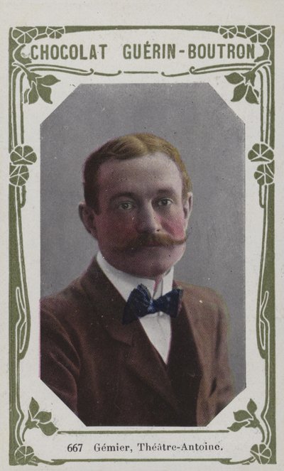 Gemier, Theater-Antoine (farvet foto) af French School