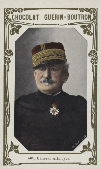 General Altmayer (farvet foto) af French School
