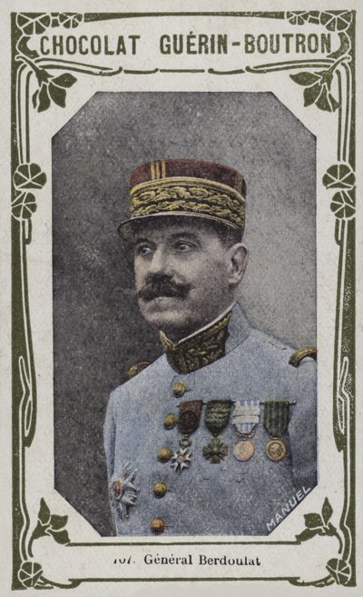 General Berdoulat (farvet foto) af French School