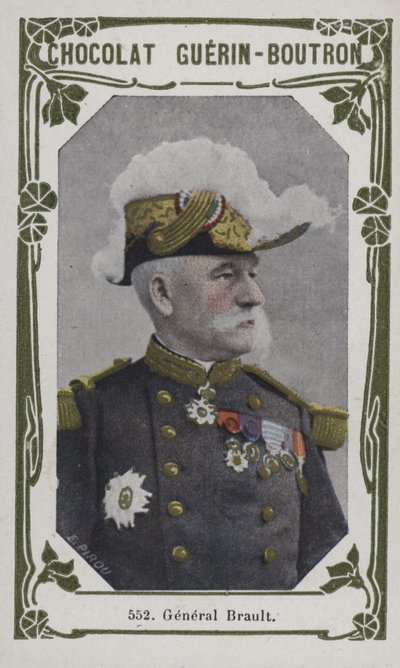 General Brault (farvet foto) af French School
