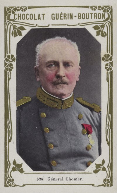 General Chomer (farvet foto) af French School