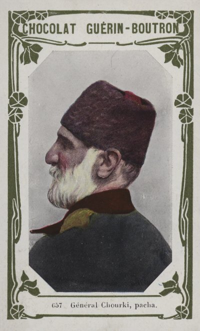 General Chourki, pacha (farvet foto) af French School