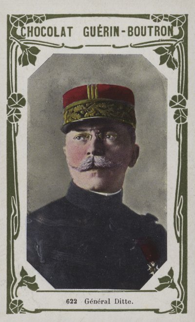 General Ditte (farvet foto) af French School