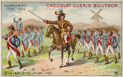 General Dumouriez i slaget ved Valmy af French School