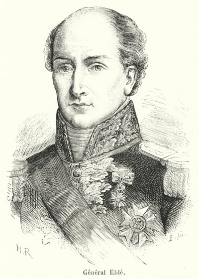 General Eble (gravering) af French School