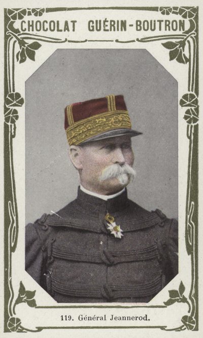 General Jeannerod (farvet foto) af French School