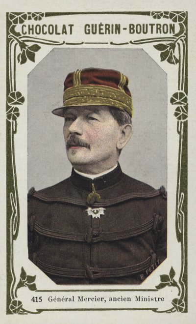 General Mercier, tidligere minister (farvet foto) af French School