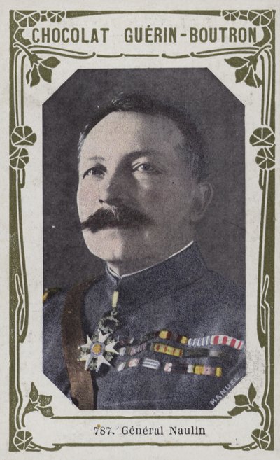 General Naulin (farvet foto) af French School