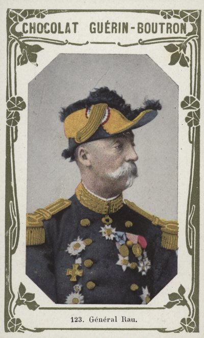 General Rau (farvet foto) af French School