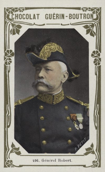 General Robert (farvet foto) af French School