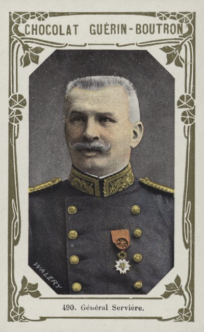 General Serviere (farvet foto) af French School