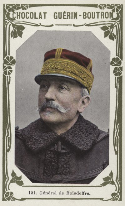 General de Boisdeffre (farvet foto) af French School